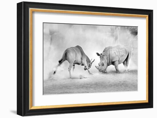 Combat-null-Framed Art Print