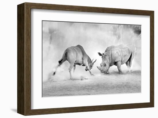 Combat-null-Framed Art Print