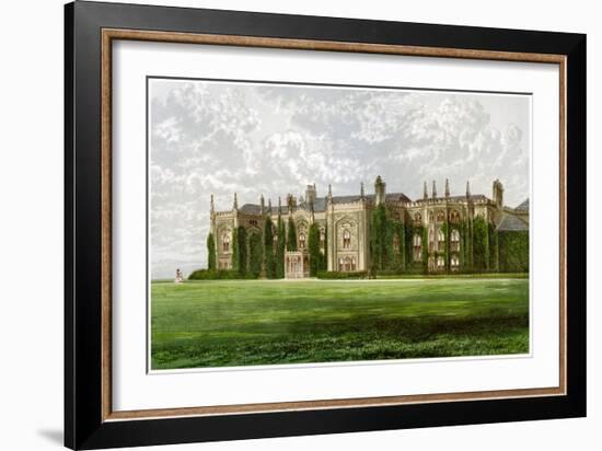 Combermere Abbey, Shropshire, Home of Viscount Combermere, C1880-AF Lydon-Framed Giclee Print