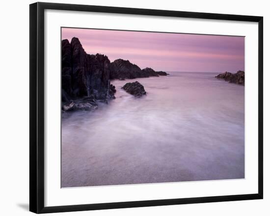 Combesgate Beach, Devon, England, United Kingdom, Europe-Jeremy Lightfoot-Framed Photographic Print