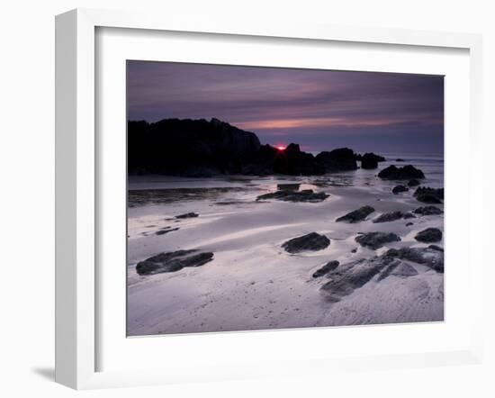 Combesgate Beach, Devon, England, United Kingdom, Europe-Jeremy Lightfoot-Framed Photographic Print