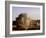 Combine Harvester Baling Hay, Seen from the Cotswolds Way Footpath, the Coltswolds, England-David Hughes-Framed Photographic Print