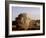 Combine Harvester Baling Hay, Seen from the Cotswolds Way Footpath, the Coltswolds, England-David Hughes-Framed Photographic Print