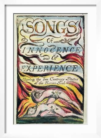 Combined Title Page from 'Songs of Innocence and of Experience', Plate 2 of  Bentley Copy L' Giclee Print - William Blake | Art.com