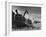 Combines Being Used to Harvest Wheat-Ed Clark-Framed Photographic Print