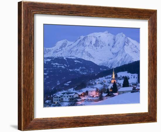 Combloux, Haute Savoie, France-Walter Bibikow-Framed Photographic Print