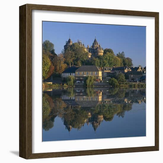 Combourg and Chateau, Brittany. Overall Exterior-Joe Cornish-Framed Photographic Print