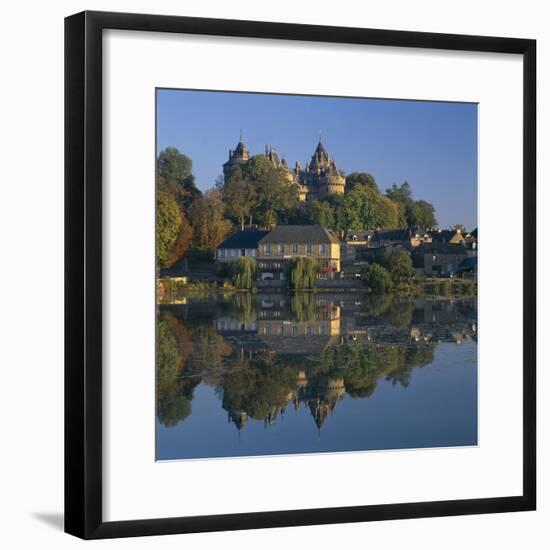 Combourg and Chateau, Brittany. Overall Exterior-Joe Cornish-Framed Photographic Print