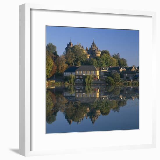 Combourg and Chateau, Brittany. Overall Exterior-Joe Cornish-Framed Photographic Print