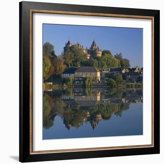 Combourg and Chateau, Brittany. Overall Exterior-Joe Cornish-Framed Photographic Print