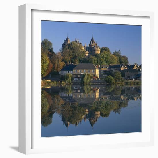 Combourg and Chateau, Brittany. Overall Exterior-Joe Cornish-Framed Photographic Print