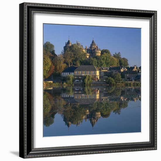 Combourg and Chateau, Brittany. Overall Exterior-Joe Cornish-Framed Photographic Print