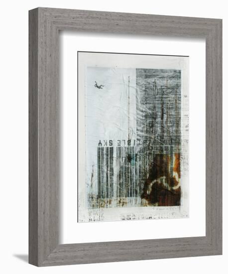 Combustible Sky-Enrico Varrasso-Framed Art Print