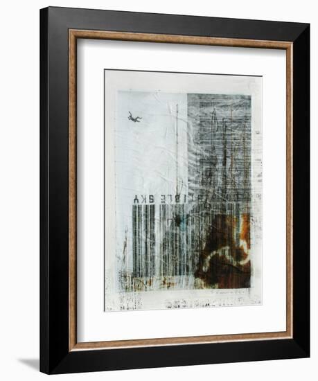 Combustible Sky-Enrico Varrasso-Framed Art Print