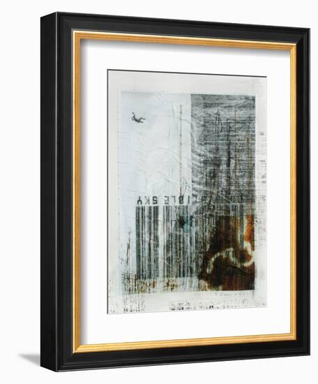 Combustible Sky-Enrico Varrasso-Framed Art Print