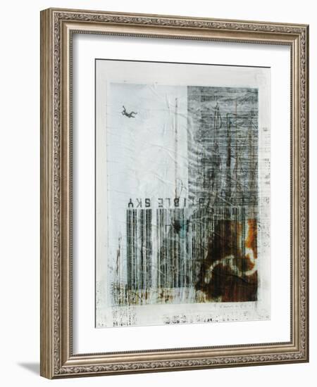 Combustible Sky-Enrico Varrasso-Framed Art Print