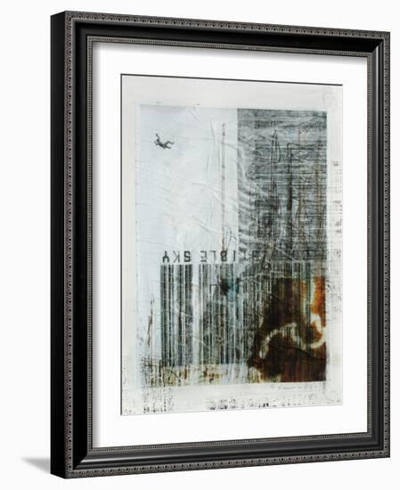 Combustible Sky-Enrico Varrasso-Framed Art Print