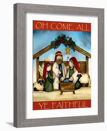 Come All Ye Faithful-Laurie Korsgaden-Framed Art Print