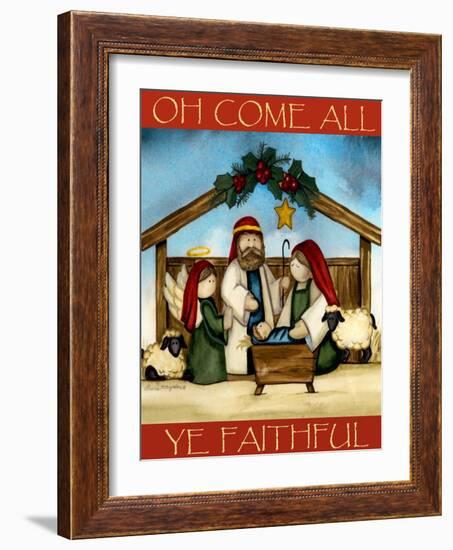 Come All Ye Faithful-Laurie Korsgaden-Framed Art Print
