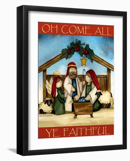 Come All Ye Faithful-Laurie Korsgaden-Framed Art Print