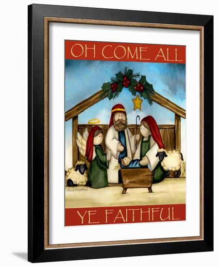 Come All Ye Faithful-Laurie Korsgaden-Framed Art Print