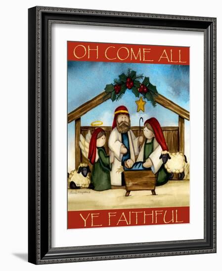 Come All Ye Faithful-Laurie Korsgaden-Framed Art Print