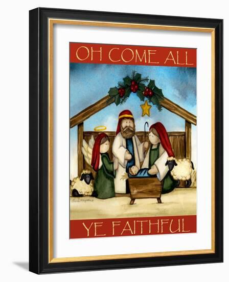 Come All Ye Faithful-Laurie Korsgaden-Framed Art Print