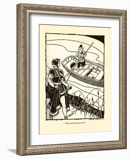 Come And Ferry Me Over-Frank Dobias-Framed Art Print