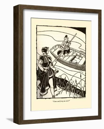 Come And Ferry Me Over-Frank Dobias-Framed Art Print