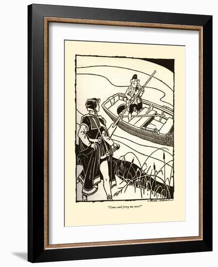 Come And Ferry Me Over-Frank Dobias-Framed Art Print