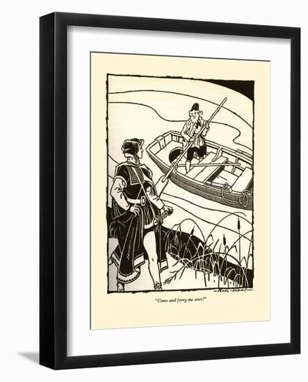 Come And Ferry Me Over-Frank Dobias-Framed Art Print