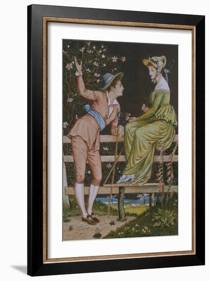 Come Be My Love-Walter Crane-Framed Giclee Print
