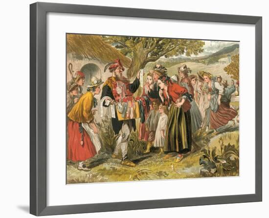 Come Buy of Me-Sir John Gilbert-Framed Giclee Print