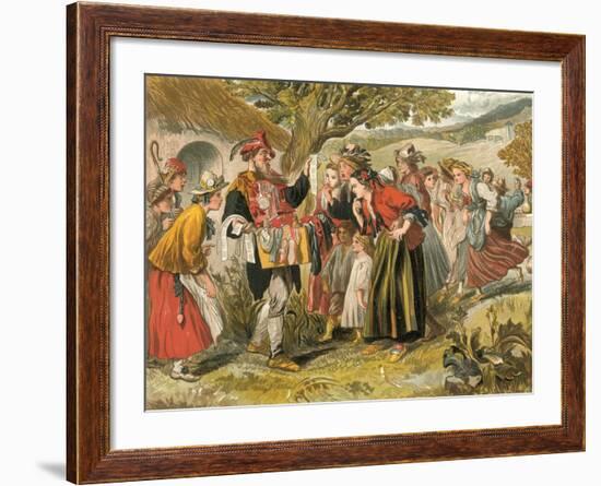 Come Buy of Me-Sir John Gilbert-Framed Giclee Print