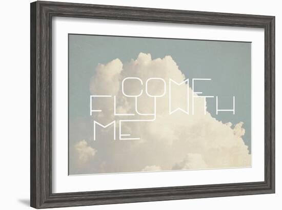 Come Fly with Me-Vintage Skies-Framed Giclee Print