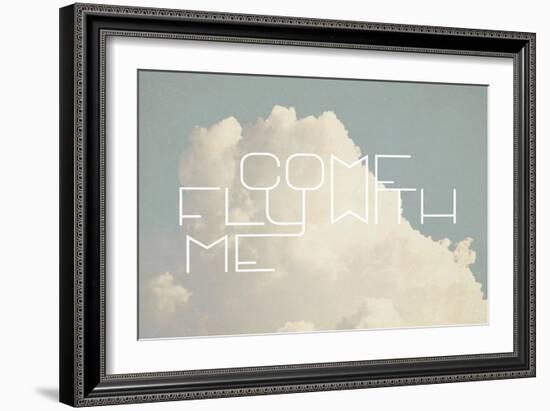 Come Fly with Me-Vintage Skies-Framed Giclee Print