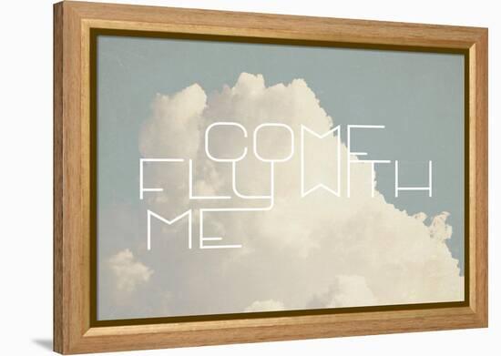 Come Fly with Me-Vintage Skies-Framed Premier Image Canvas