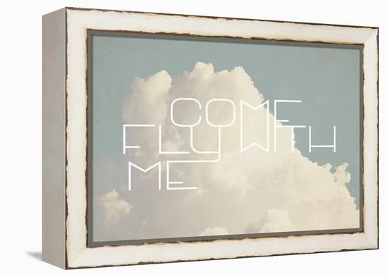 Come Fly with Me-Vintage Skies-Framed Premier Image Canvas