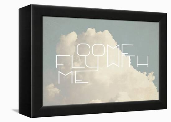 Come Fly with Me-Vintage Skies-Framed Premier Image Canvas