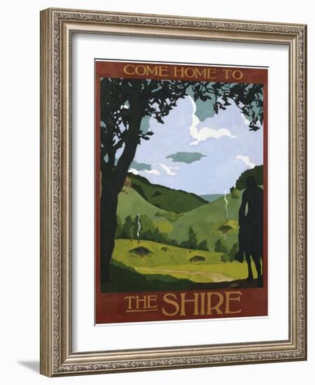 Come Home To The Shire-Steve Thomas-Framed Giclee Print