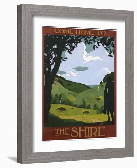 Come Home To The Shire-Steve Thomas-Framed Giclee Print