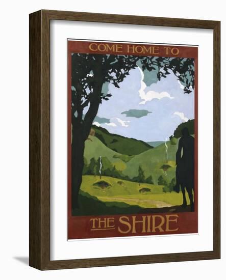 Come Home To The Shire-Steve Thomas-Framed Giclee Print