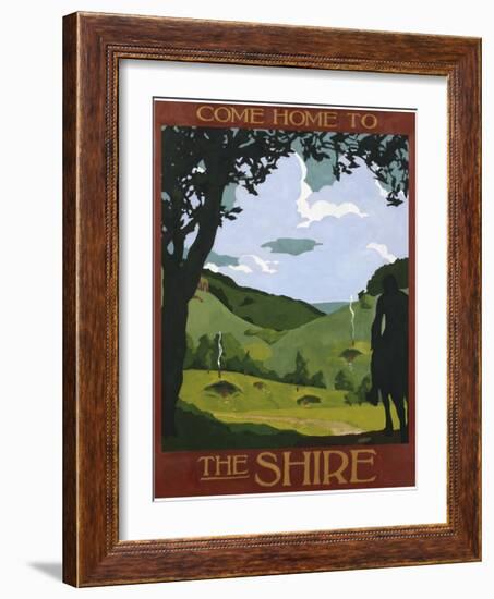 Come Home To The Shire-Steve Thomas-Framed Giclee Print