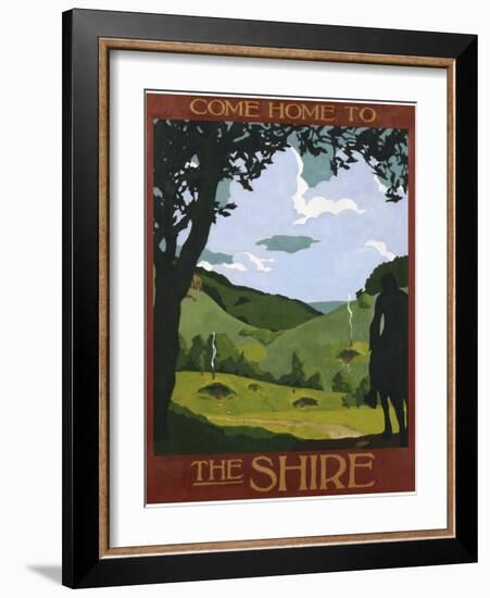 Come Home To The Shire-Steve Thomas-Framed Giclee Print