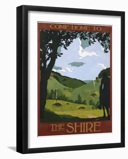 Come Home To The Shire-Steve Thomas-Framed Giclee Print