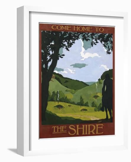 Come Home To The Shire-Steve Thomas-Framed Giclee Print