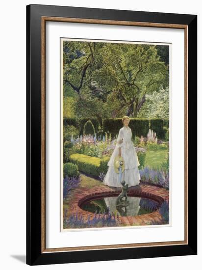 Come into the Garden Maud-Eleanor Fortescue Brickdale-Framed Art Print