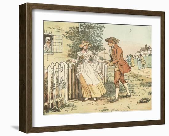 Come Lasses and Lads-Randolph Caldecott-Framed Giclee Print