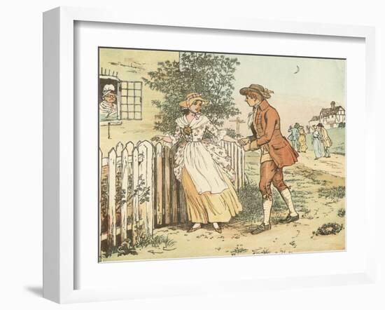 Come Lasses and Lads-Randolph Caldecott-Framed Giclee Print