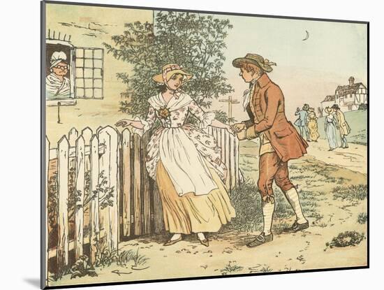 Come Lasses and Lads-Randolph Caldecott-Mounted Giclee Print